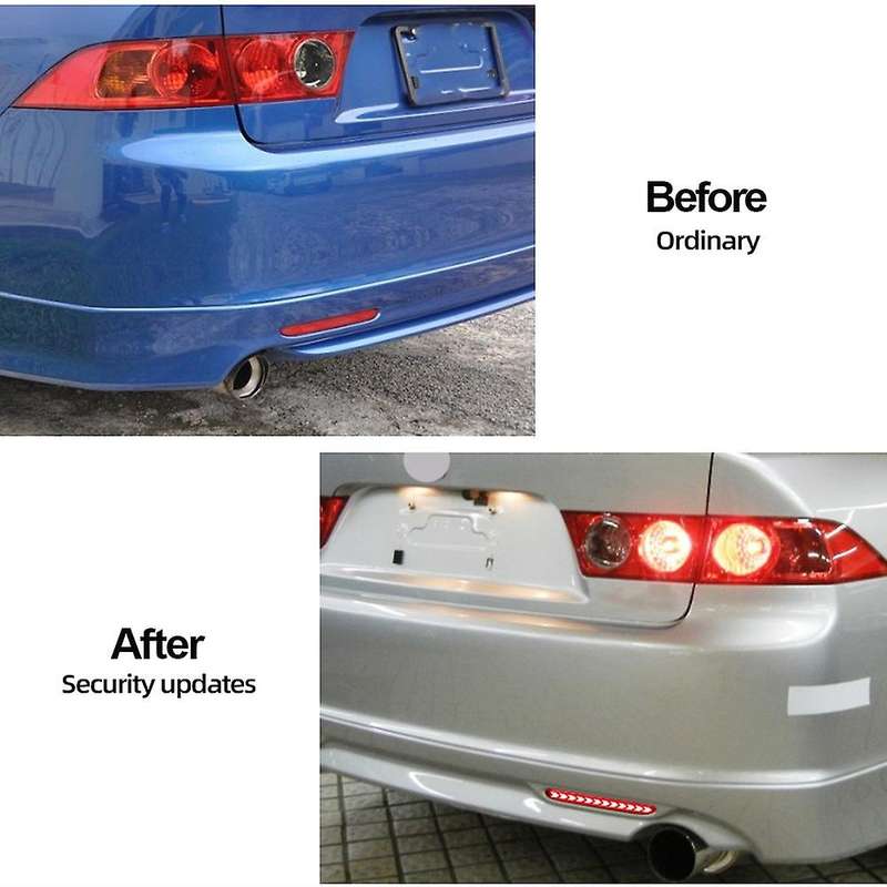 1Set Car LED Rear Bumper Reflector Light Brake Lamp Signal Lamp Assembly for TSX for Accord Odyssey