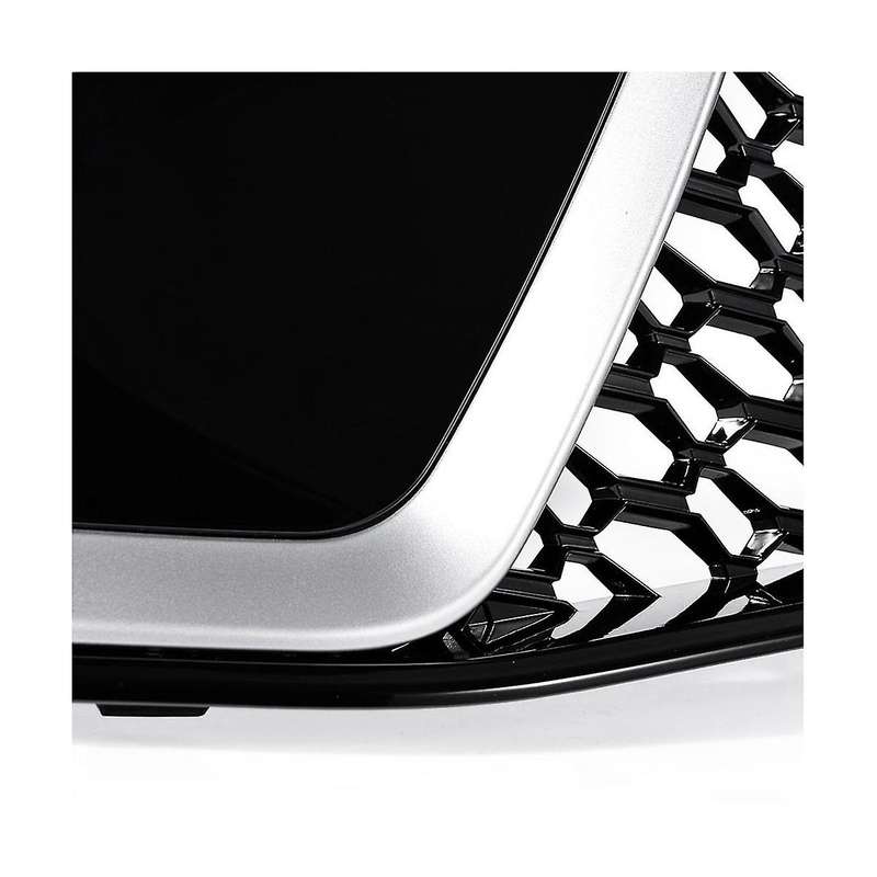 1set Car Front Lower Bumper Grille Fog Light Cover Honeycomb for A4 B9 S4 2019-2020 8wd807681j 8wd8