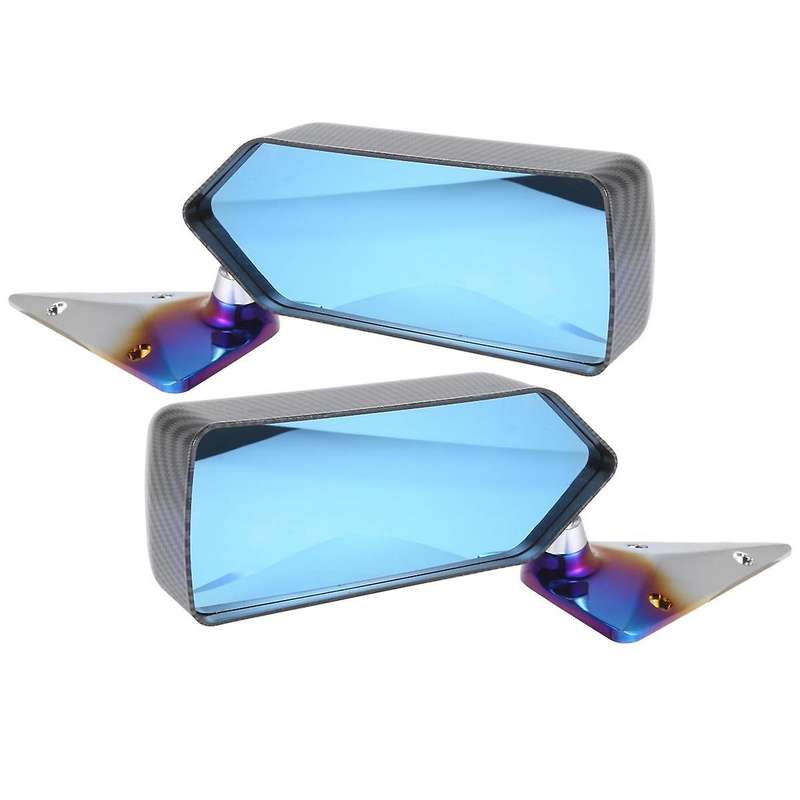 1Set Car Rear View Mirror F1 Rear Mirror Racing Universal Side Mirror F1 Style Rear View Mirror Carb