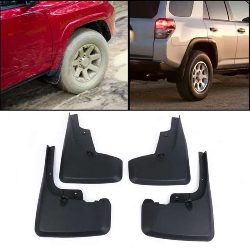 1Set Car Splash Guards Mud Flaps for 4Runner 4-Door Sport Utility 4.0L V6 2010-2023 Tire Fenders