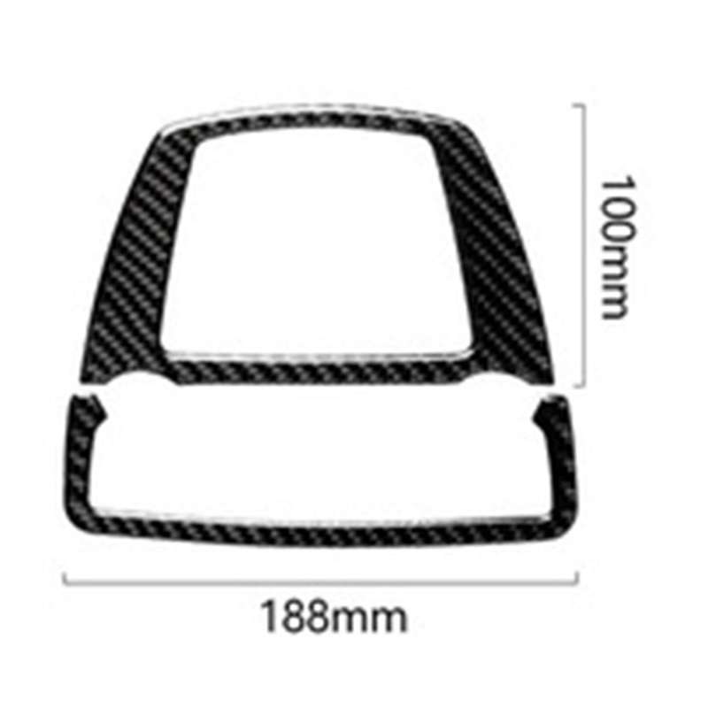 1Set Carbon Fiber for - F10 F07 X3 F25 X4 F26 Reading Light Frame Trim Cover Decoration Car Stickers