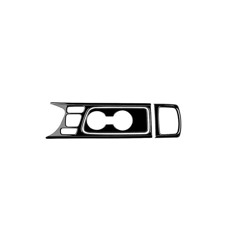 1set Car Water Cup Holder Decor Frame Center Console Water Cup Holder Decoration Cover Trim for Yari