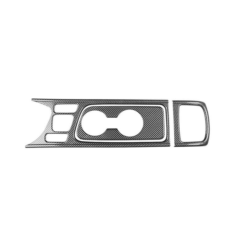 1set Car Water Cup Holder Decor Frame Center Console Water Cup Holder Decoration Cover Trim for Yari