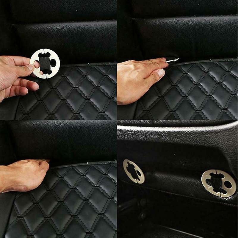 1Set Car without Backrest Four Universal Seat Cover Rear Seat Cushion Car Seat Protector Cover for M