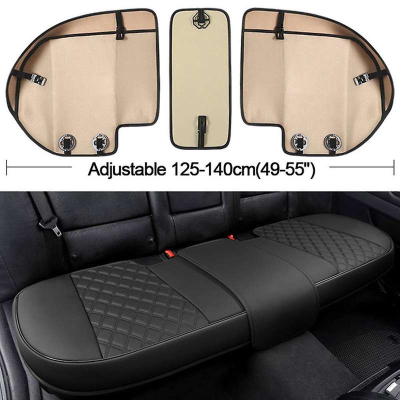 1Set Car without Backrest Four Universal Seat Cover Rear Seat Cushion Car Seat Protector Cover for M