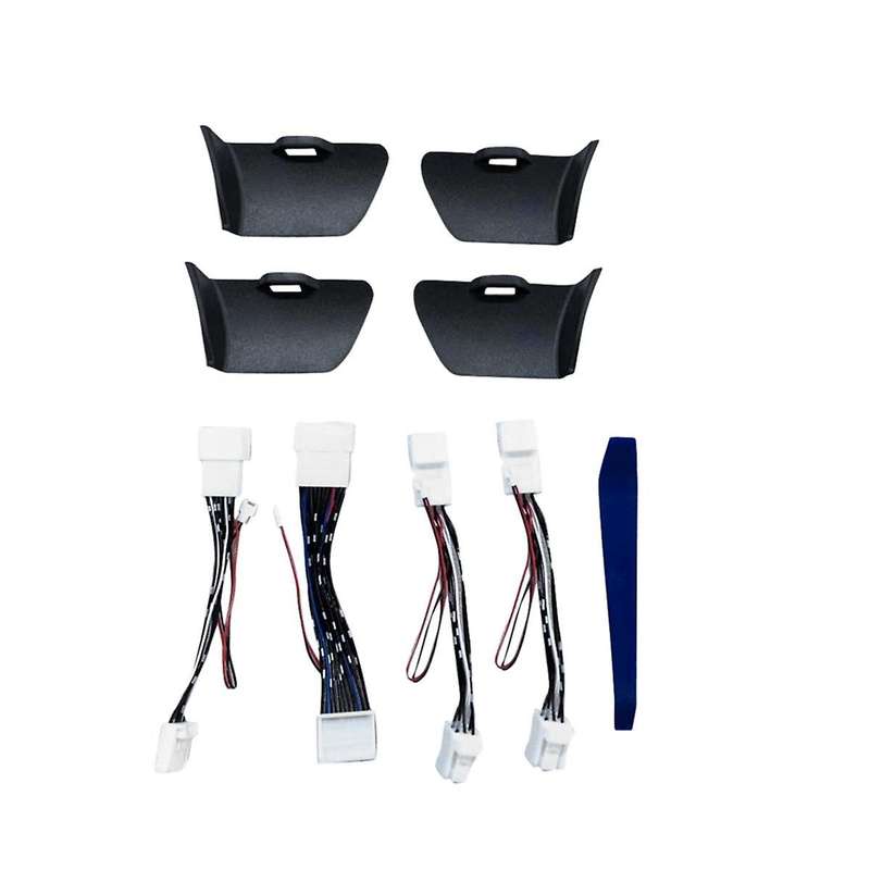 1set Door Bowl Armrest Atmosphere Light Interior Led Blue Door Bowl Handle Light for 2015-2021