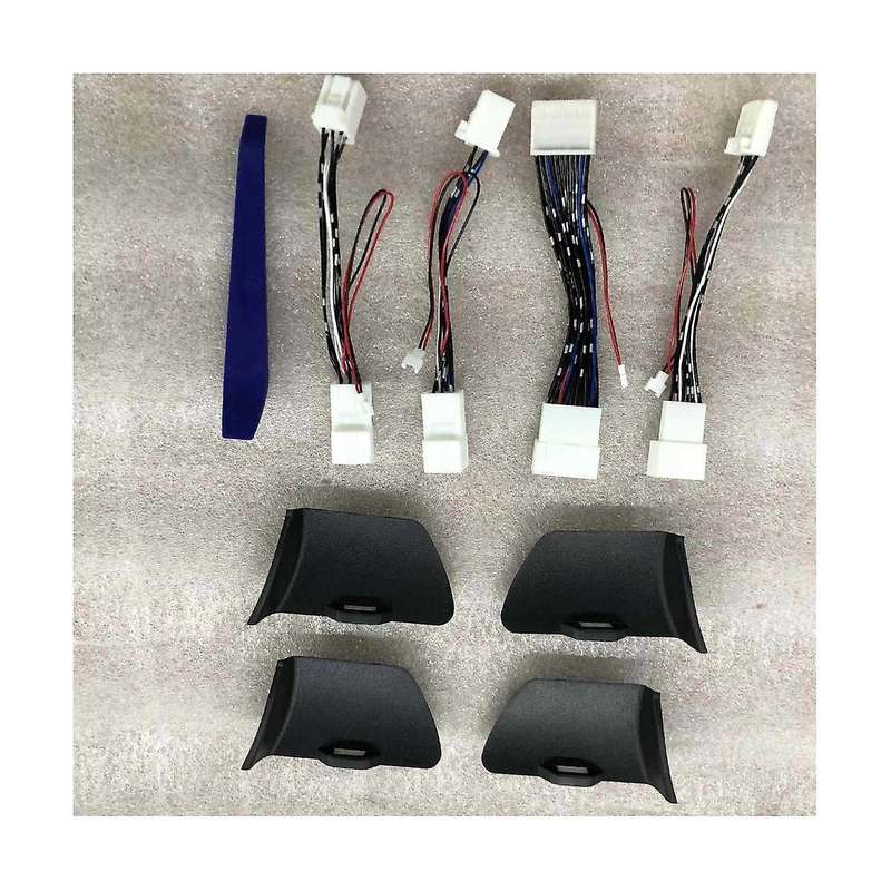1set Door Bowl Armrest Atmosphere Light Interior Led Blue Door Bowl Handle Light for 2015-2021