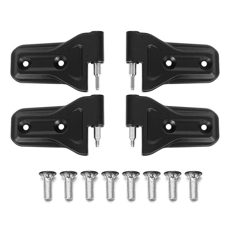 1set Door Side Hinge Kit for Wrangler Jl Jt 2018-2022 Left+right Heavy Duty Door Hinges