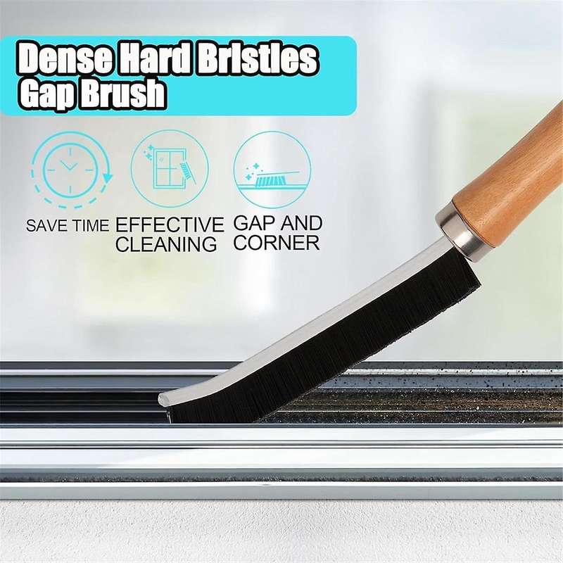 1Set Crevice Space Cleaning Brush, Hard Bristle Brushes for Small Spaces Cleaning, Thin Bathroom Spa