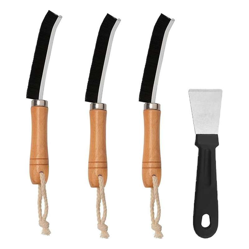 1Set Crevice Space Cleaning Brush, Hard Bristle Brushes for Small Spaces Cleaning, Thin Bathroom Spa