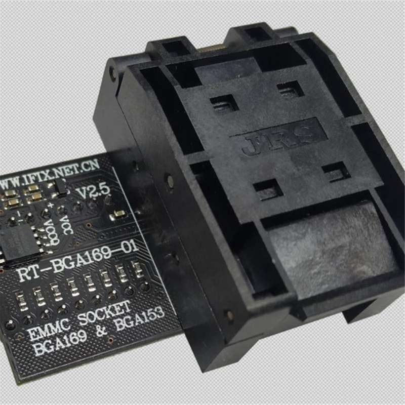 1Set Emmc Adapter Emmc Burning Seat Rt-Bga169-01 Bga169 Bga153 Emmc Adapter with 5Pcs Frame for Rt80