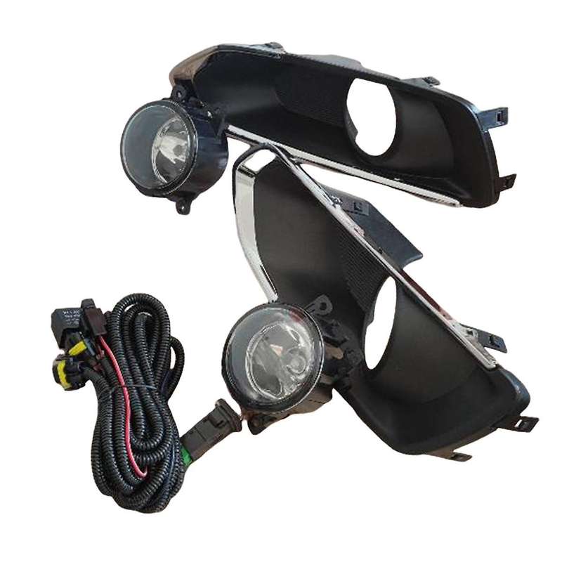 1set Front Bumper Frame Fog Light Driving Lamp W/ Cable/switch/relay Kit for Suzuki Sx4 S-cross 2013