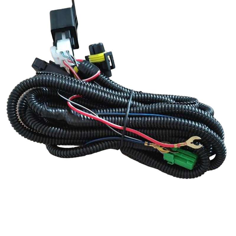 1set Front Bumper Frame Fog Light Driving Lamp W/ Cable/switch/relay Kit for Suzuki Sx4 S-cross 2013