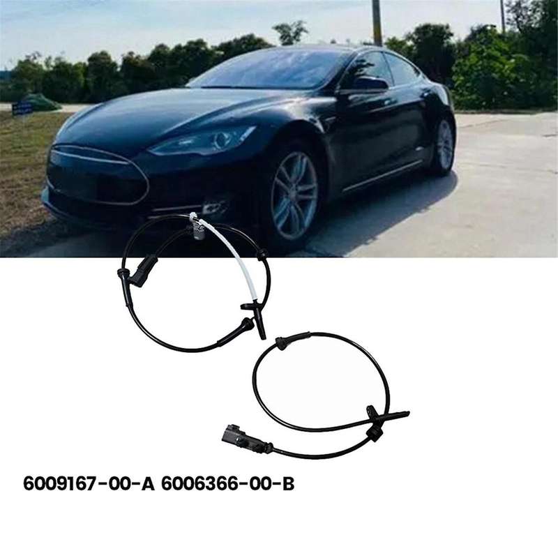 1Set Front Rear Wheel Speed Sensor 6009167-00-A 6006366-00-B for Model S 2012-2016 ABS Sensor 60091