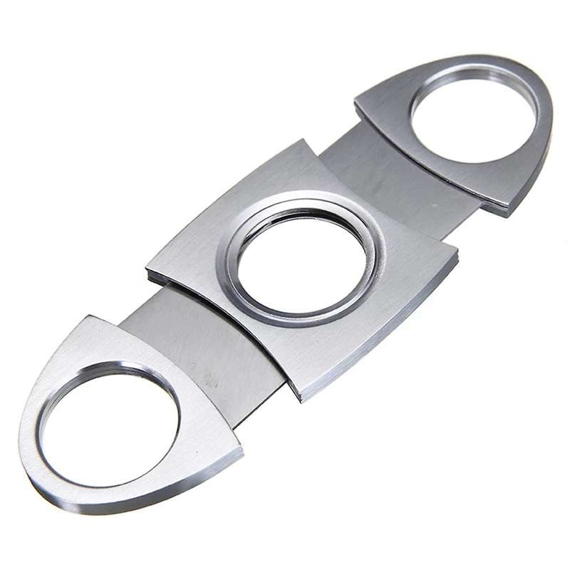 1Set Humidor Cigar Case Holder Hold Cigars with Cutter New Portable Leather Delicate Travel Kit Humi