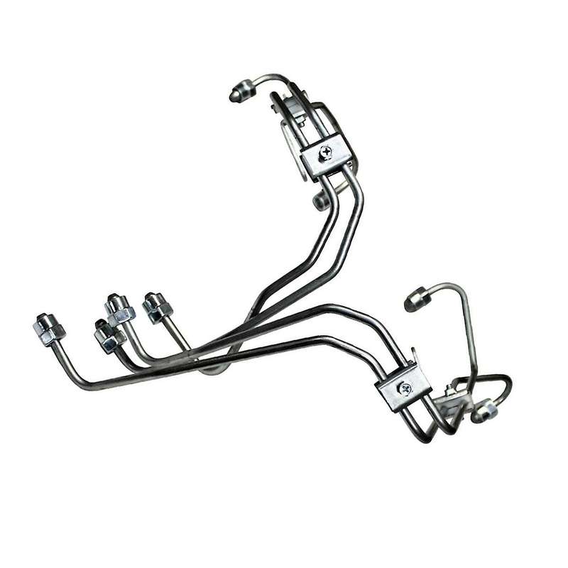 1Set Fuel Injector Lines with Line Clamps for 3.9L 4BT Engine 12mm VE Pump 3960725 3960726