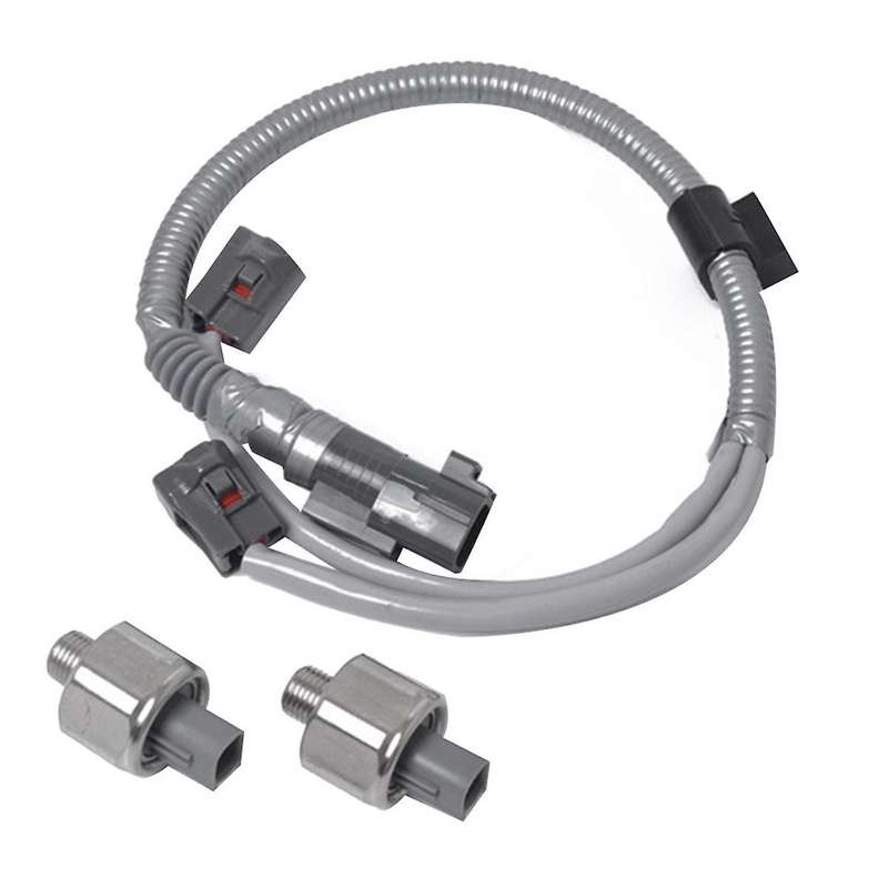 1Set Knock Sensor+Wire Harness for - Sienna- 89615-12090 82219-33030 82219-07010