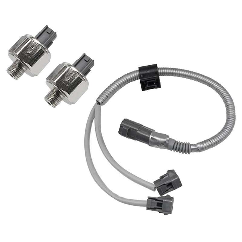 1Set Knock Sensor+Wire Harness for - Sienna- 89615-12090 82219-33030 82219-07010