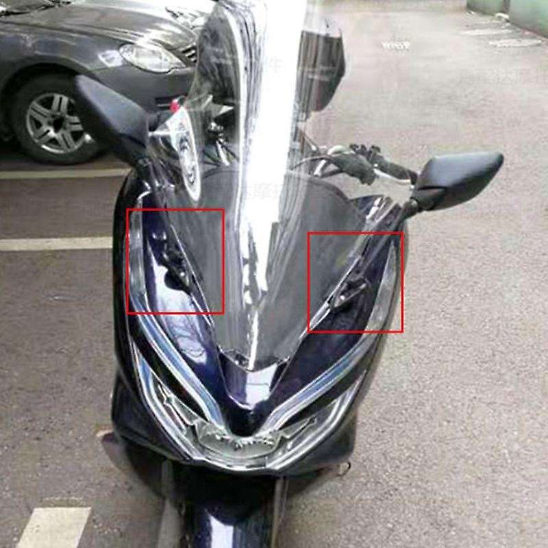 1Set Modified Motorcycle Rear View Mirror Front Holder Bracket for PCX150 PCX125 2018-2020 Black