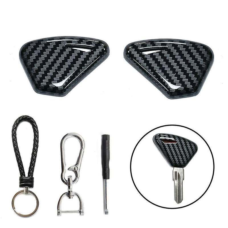 1Set Motorcycle Key Shell Protective Cover with Key Embryo for Tuono Dorsoduro 750 1200 MILL R Facto