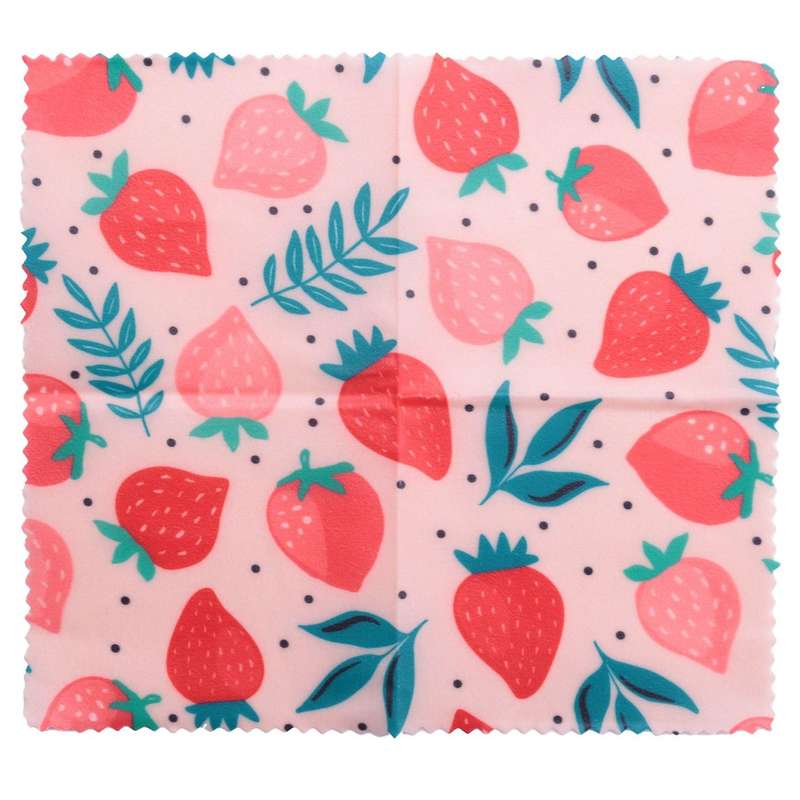 1set Reusable Beeswax Cloth Wrap Food Bag Lid Jungle Party Bees Wax Wrap for Sandwich Cheese