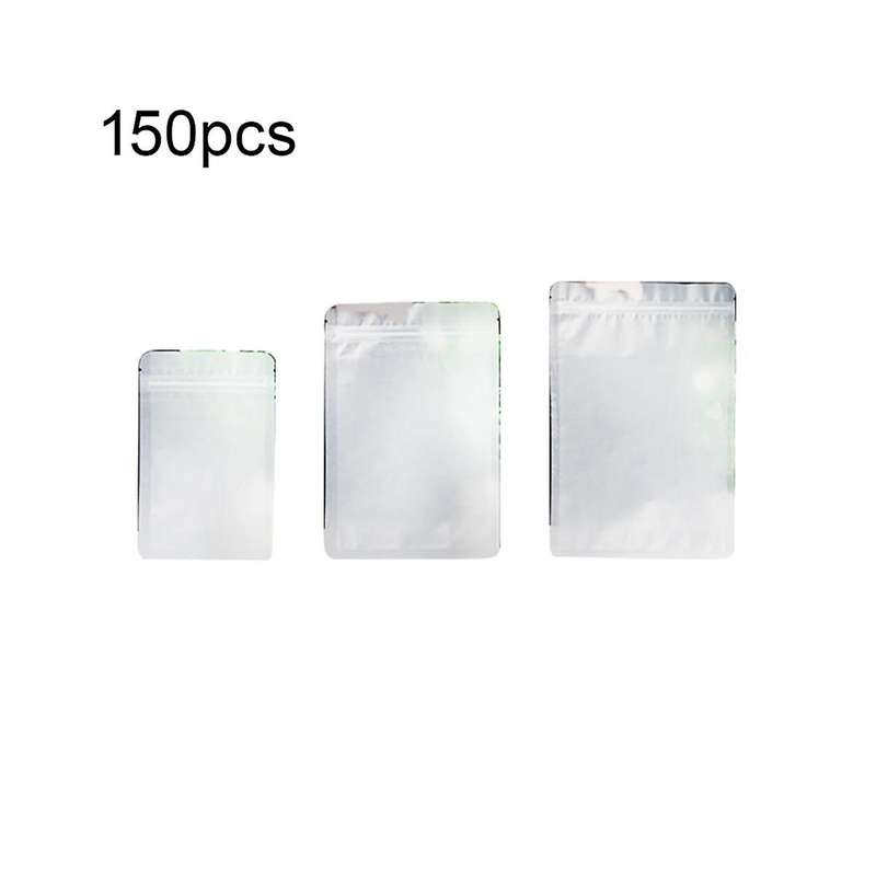 1set Reusable Food Leak Proof Silicone Zipper Closure Bags, Lunch Bags Meat Fruit Vegetable Storage