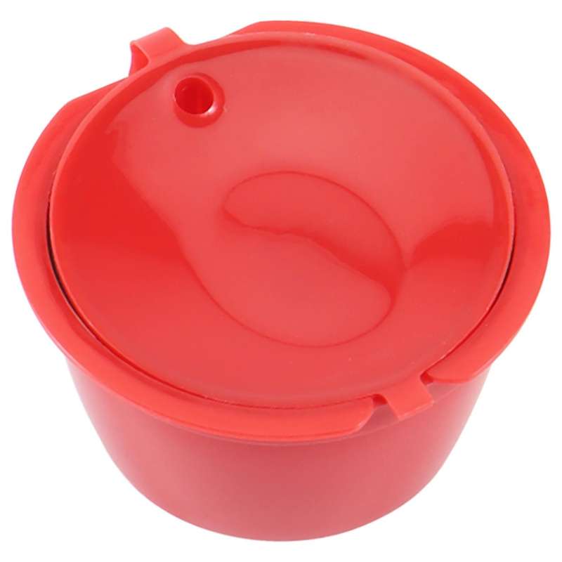 1Set Refillable Coffee Capsules Pods Reusable Coffee Filter Plastic with Spoon Brush High Quality R