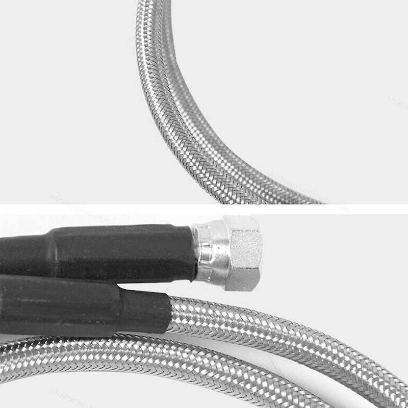 1set Transmission Cooler Hose Lines -braided 52 Inch Length for Th350 700r4 Th400 4l60e 4l80e Gearb
