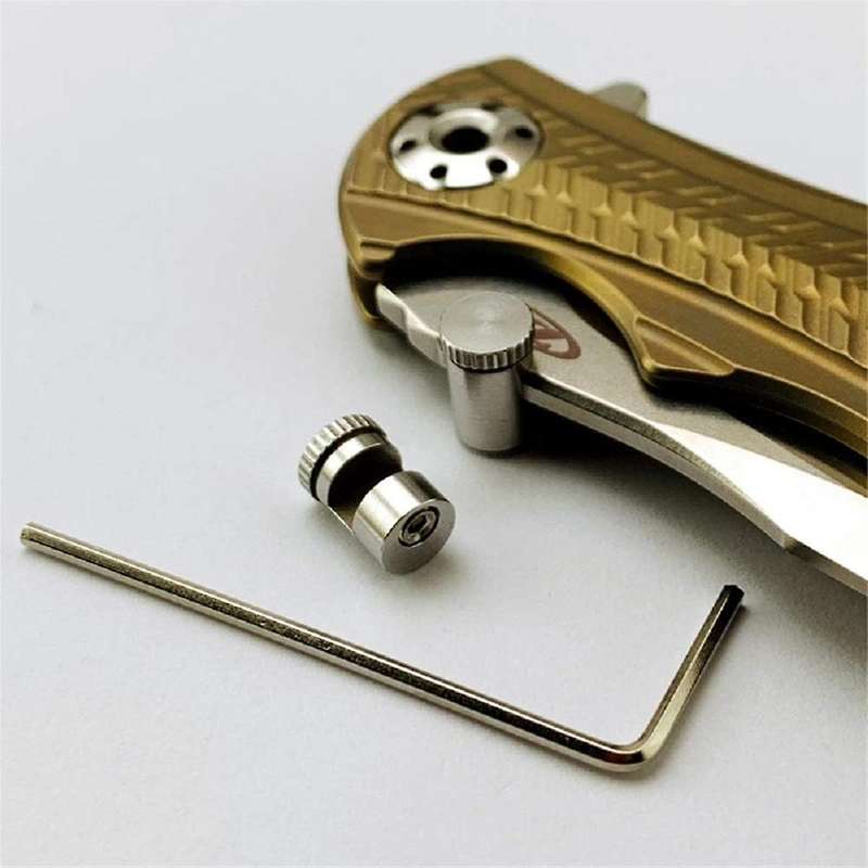 1Set Thumb Stud Replacement for Buck 110 Knife with Hex Wrench