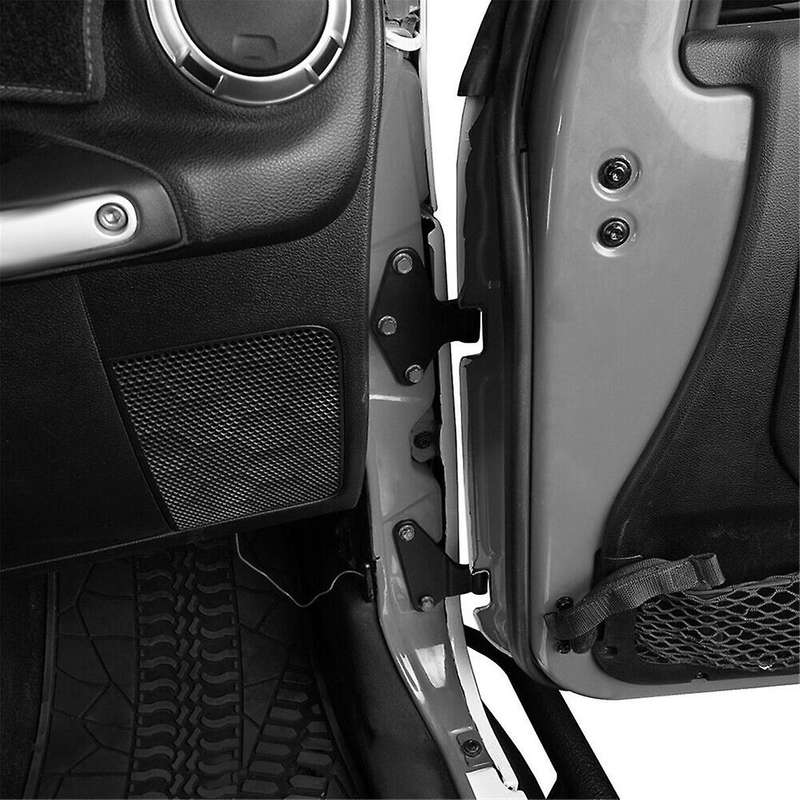 1Set/16Pcs Car Body Door Hinge Kit for Wrangler JK 2007-2018 Front Rear Door Side Hinge Cover Trim A