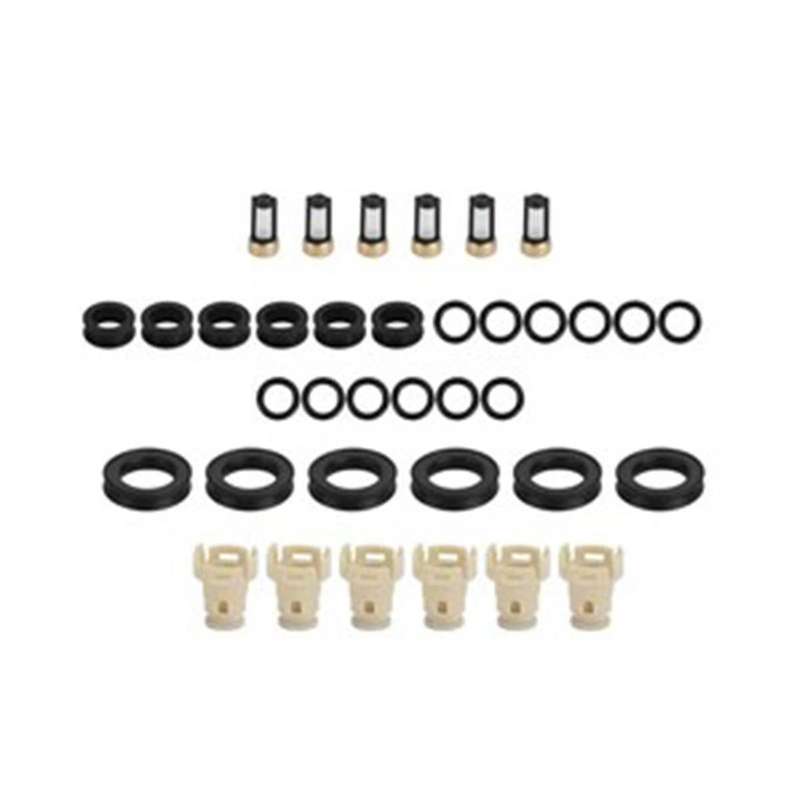 1Set/36pcs Fuel Injector Rebuild Kits O-Rings Seals Filters Caps for 3.4L V6 94-04 FJ585 23209-6204
