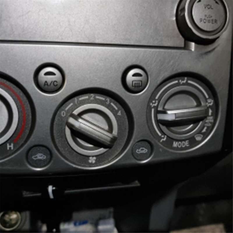 1set/3pcs Car Heater Control Knobs Ub9b61195 Ub9c61195 for Pk 2009-2011 Air Conditioner Control Kno
