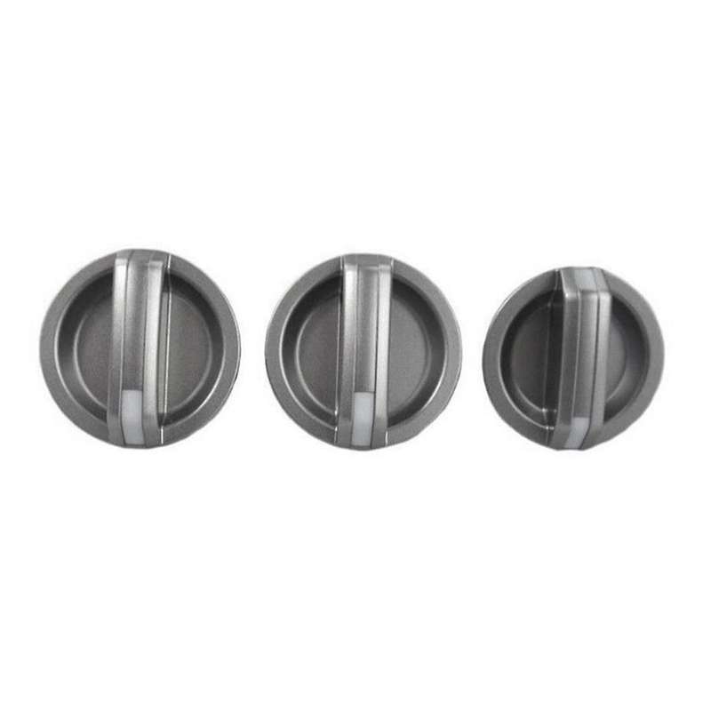 1set/3pcs Car Heater Control Knobs Ub9b61195 Ub9c61195 for Pk 2009-2011 Air Conditioner Control Kno