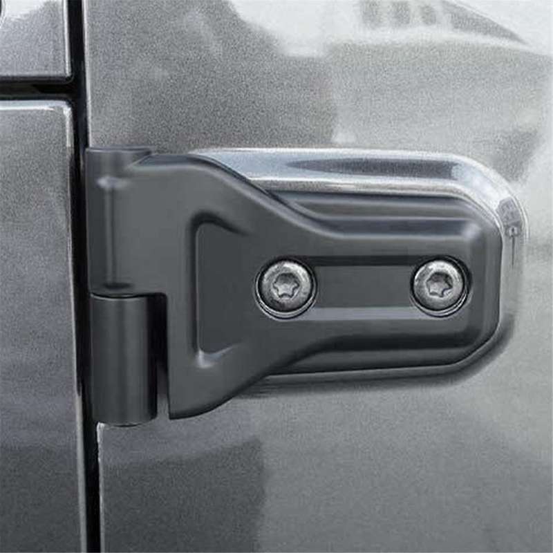 1set/4pcs Car Body Door Hinge Kit for Wrangler Jl 2dr 2018+ Side Door Hinges Cover Trim Long Top and