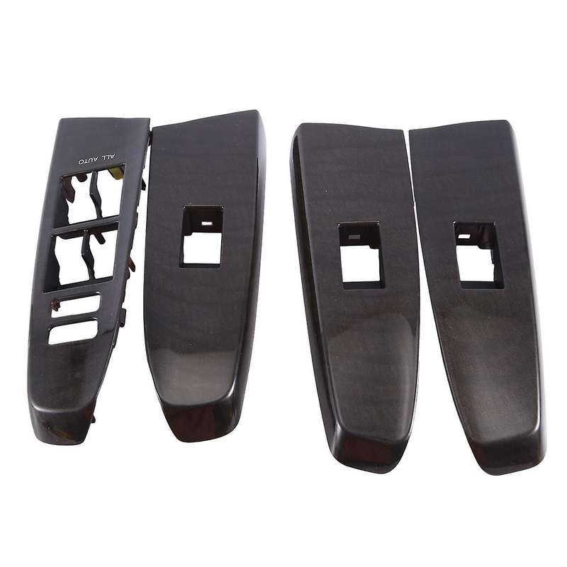 1Set/4Pcs Car Door Armrest Switch Trim Panel for 2010-2017 Window Lift Switch Button Cover 74232-0P