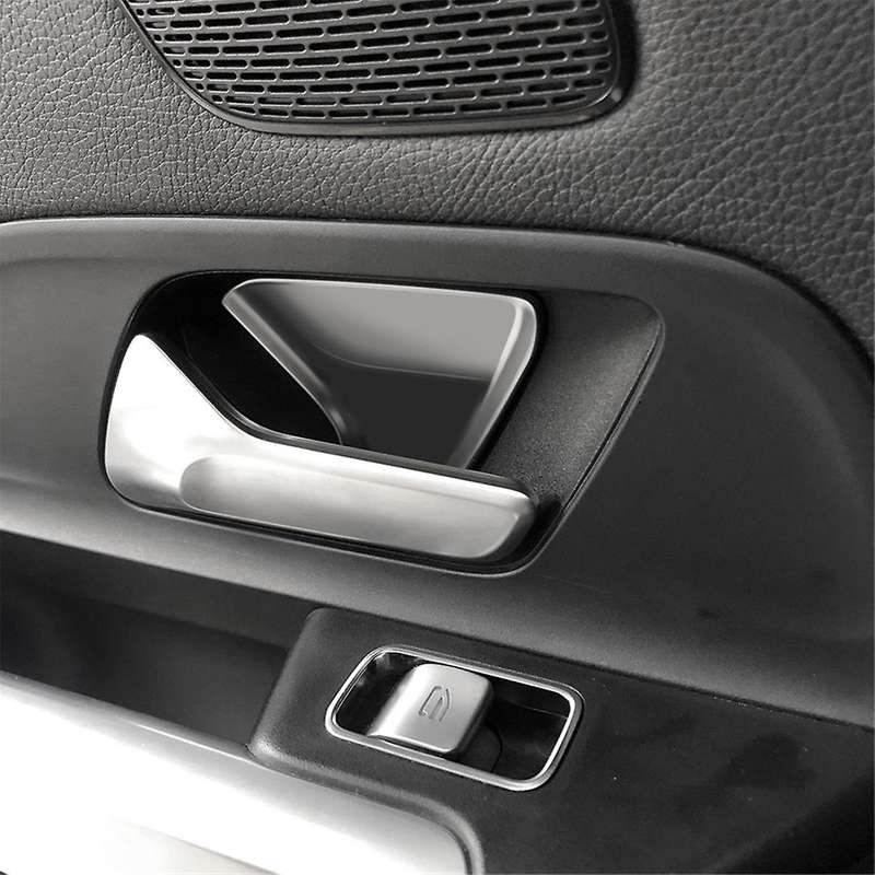 1Set/4Pcs Inner Door Handle Bowl Trim Cover Sticker for EQB/ EQA/GLA//B-Class 2020-2024 A