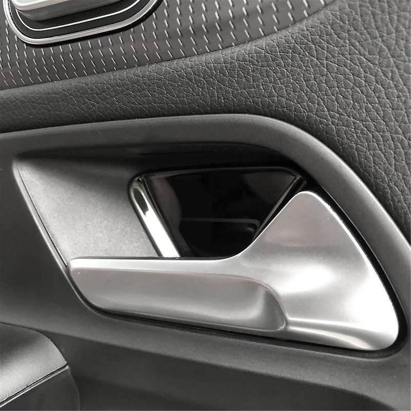 1Set/4Pcs Inner Door Handle Bowl Trim Cover Sticker for EQB/ EQA/GLA//B-Class 2020-2024 B