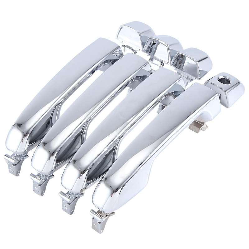 1set/4pcs Door Handle Chrome 69211-60090 for 4runner Gx460 Land Cruiser 2010-2018 Exterior Door Pull