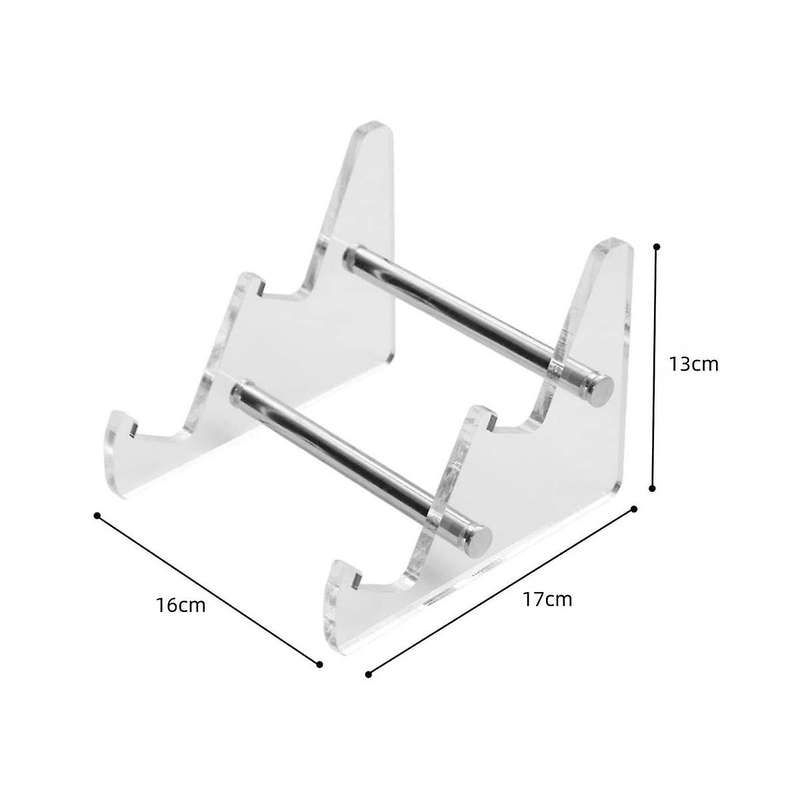 1-tier Acrylic Keyboard Display Stand Clear Mechanical Keyboard Holder Storage Stands for Tablet Pi