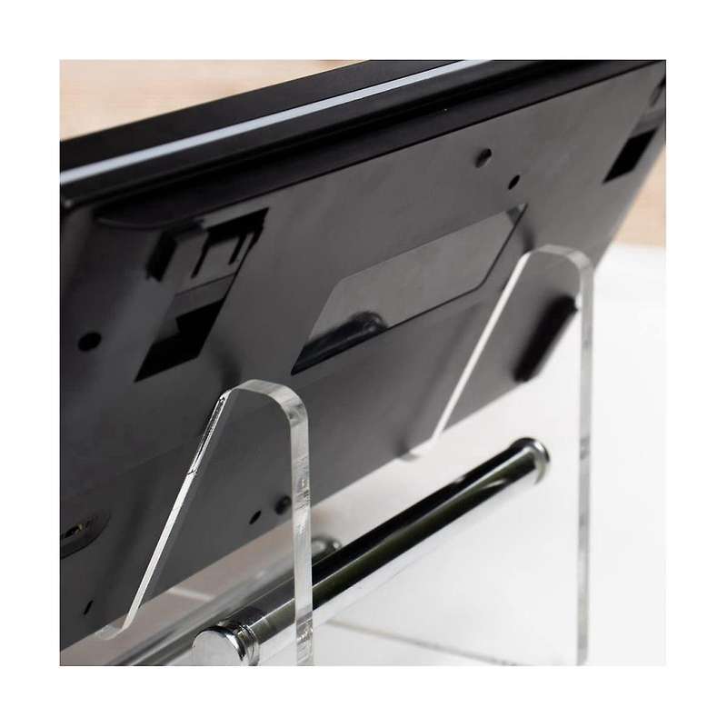 1-tier Acrylic Keyboard Display Stand Clear Mechanical Keyboard Holder Storage Stands for Tablet Pi