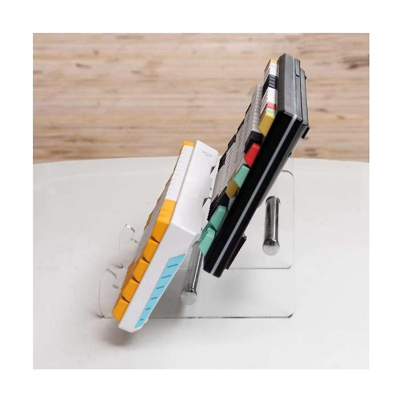 1-Tier Acrylic Keyboard Display Stand Clear Mechanical Keyboard Holder Storage Stands for Tablet Pic