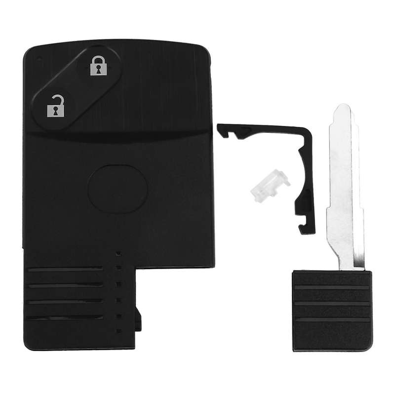 2 Button Smart Card Remote Key Shell Case for Mazda 5 6 Cx-7 Cx-9 Rx8 Miata