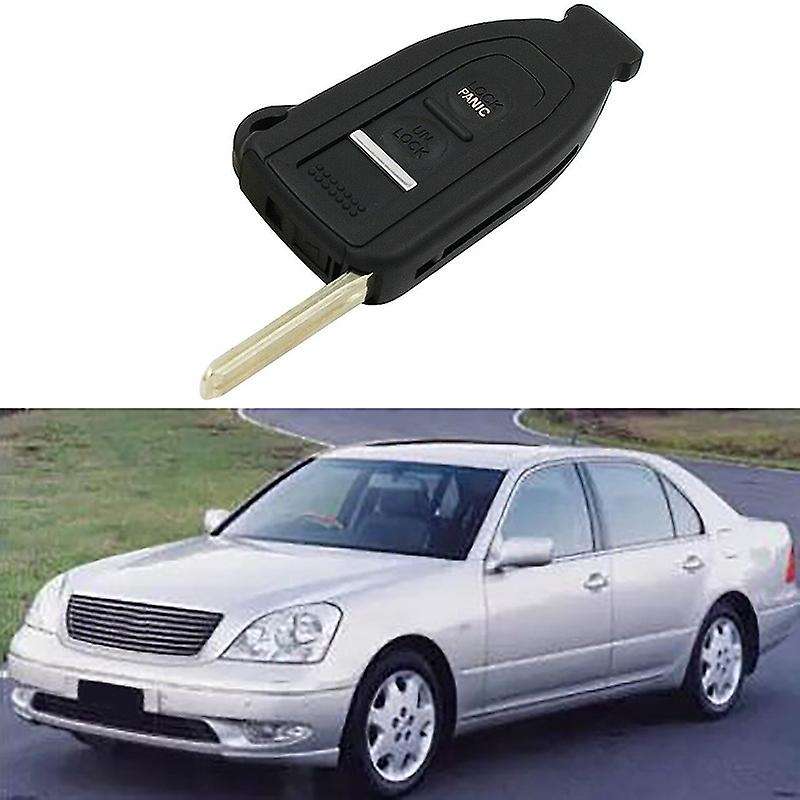 2 Buttons Replacement Smart Car Remote Key Uncut Blade for LS430 2002-2006