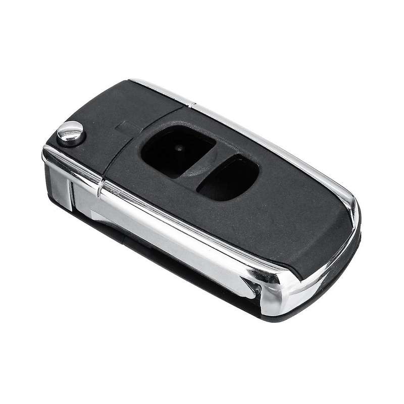 2 Buttons Remote Flip Folding Car Key Shell Case Uncut Blank Blade Replacement for 2 3 5 6 MX-5 RX-