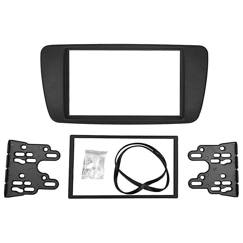 2 Din Adapter Cd Trim Panel Stereo Interface Radio Car Frame Panel Fascia for Seat Ibiza 2008+