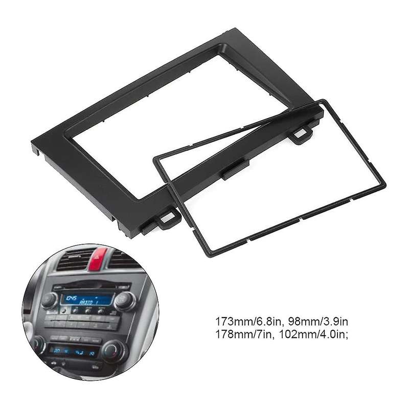 2 Din Car DVD Stereo Radio Fascia Panel Frame for Honda CRV 07-10
