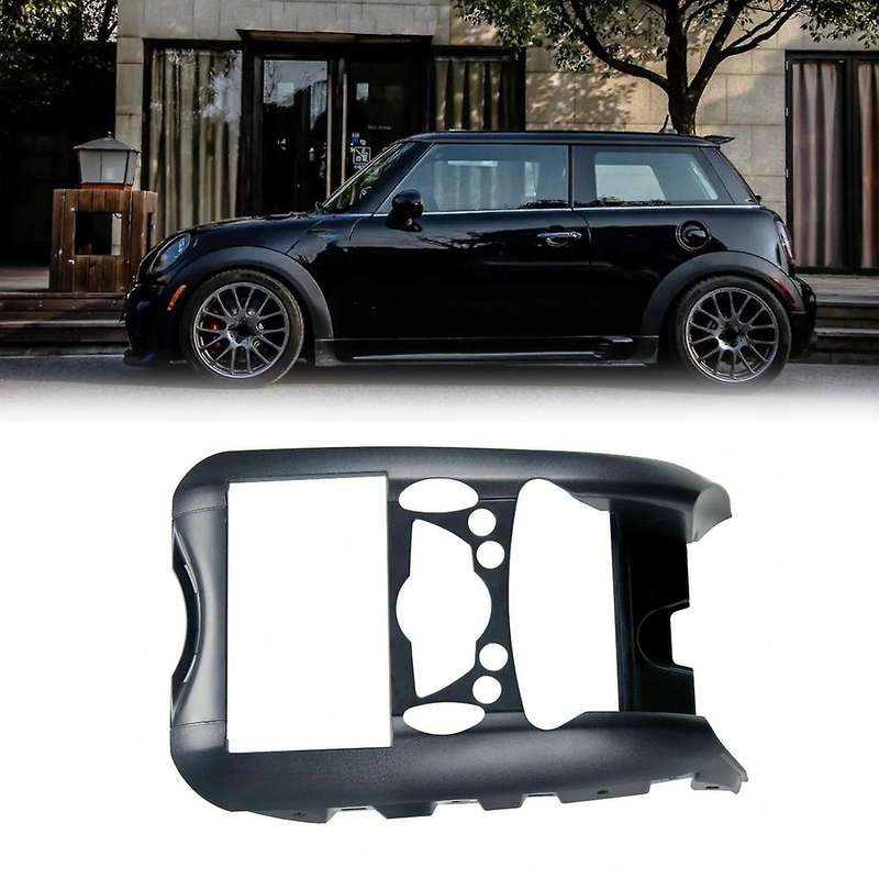 2 Din Car Radio Dvd Player Fascia Frame for  Mini Cooper R55 R56 R57 Trim Panel Installation Kit