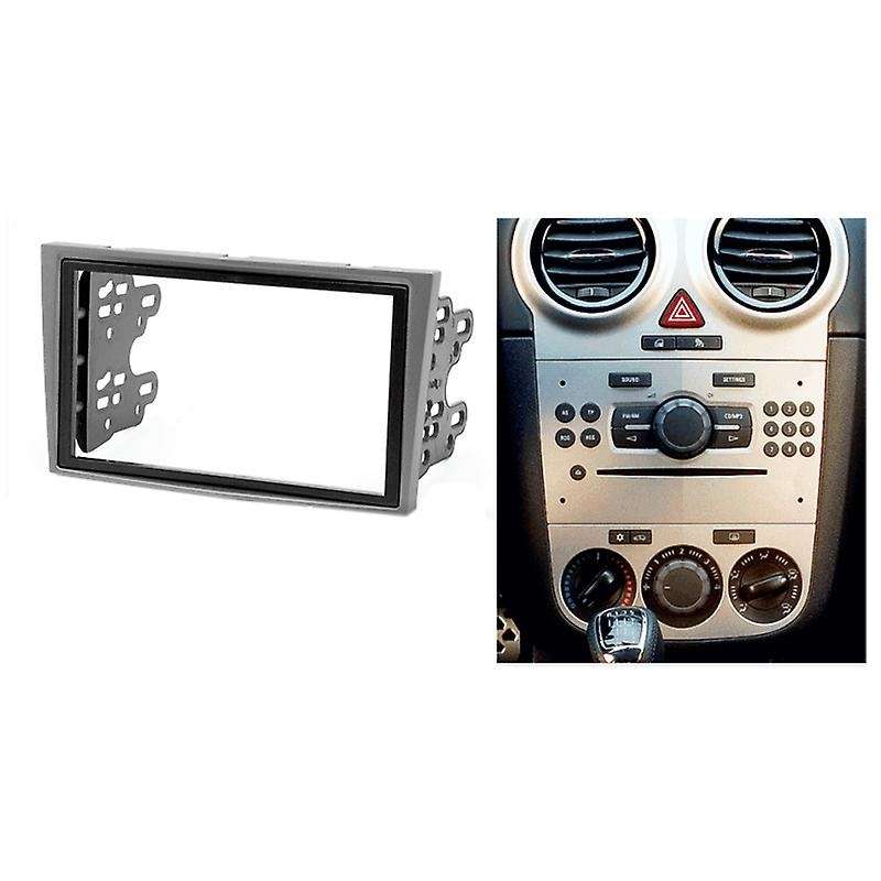 2 Din Car Radio Fascia for Opel Install Mount Kit DVD Player Panel Plate Fascia Panel Audio Cover