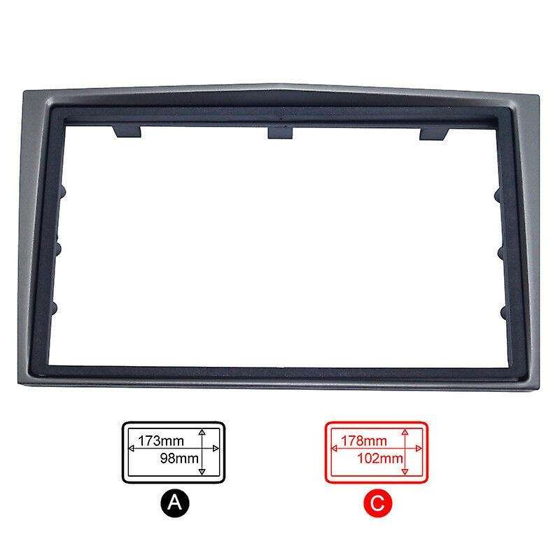 2 Din Car Radio Fascia for Opel Install Mount Kit DVD Player Panel Plate Fascia Panel Audio Cover