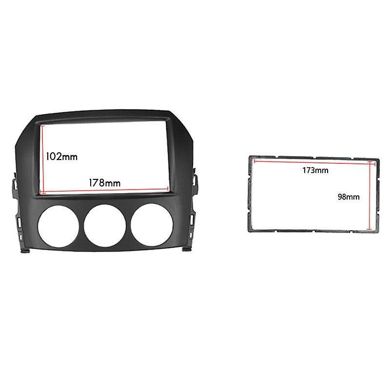 2 Din Car Radio Fascia for MX-5 MX5 Miata DVD Stereo Frame Plate Adapter Mounting Dash Installation